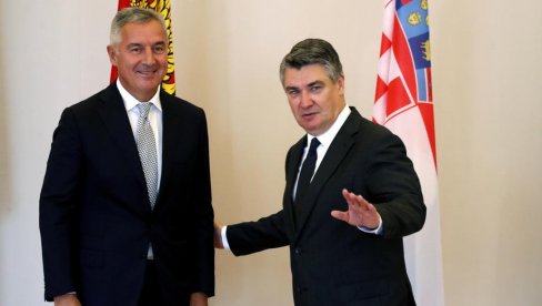 УДРУЖЕНИ У МРЖЊИ ПРОТИВ СРБИЈЕ: Мило Ђукановић код Милановића без доказа нападао Београд и Русију