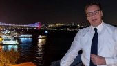 SPREMAN ZA INTERVJU I SASTANAK SA INVESTITORIMA: Vučić objavio fotografiju iz Istanbula (FOTO)