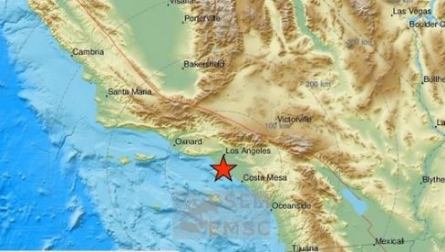 ZEMLJOTRES U KALIFORNIJI: Potres jačine 4,4 stepena pogodio Los Anđeles i okolinu