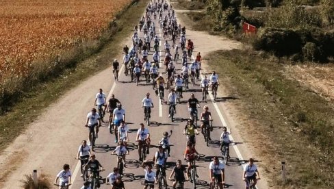 VOŽNJA ZA PAMĆENJE: Bijeljina promoviše korišćenje bicikala