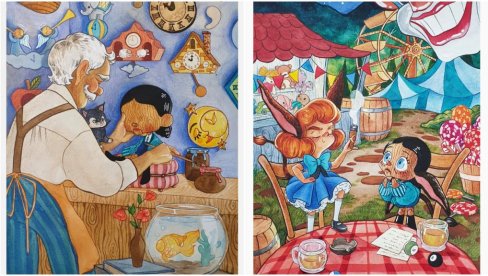 RODNE SLIČNOSTI I RAZLIKE: Neobična izložba u KC „Ribnica“ u Kraljevu (FOTO)