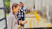 SVEĆA - SIMBOL NESEBIČNE ŽRTVE: Jelena Đoković obišla srpske svetinje na Kosovu i Metohiji