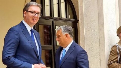 САСТАНАК СА ОРБАНОМ: Вучић разговарао са мађарским премијером