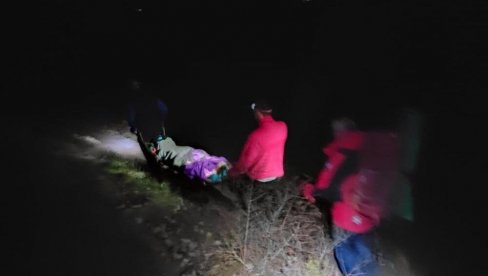 GORSKA SLUŽBA SPASAVANJA U AKCIJI: Spasli devojku teško povređenu na planini Rtanj
