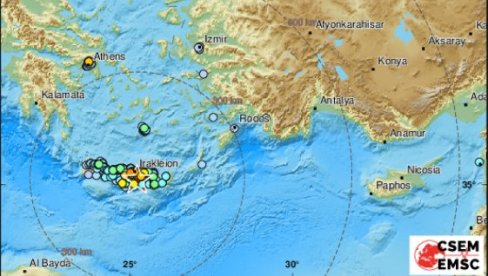 ГРЧКА СЕ ТРЕСЕ ОД ЈУТРОС: Три земљотреса за 20 минута, најјачи магнитуде 5,8 степени