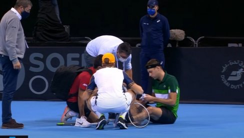 PEH Filip Krajinović se povredio u polufinalu, rival odmah dotrčao (VIDEO)
