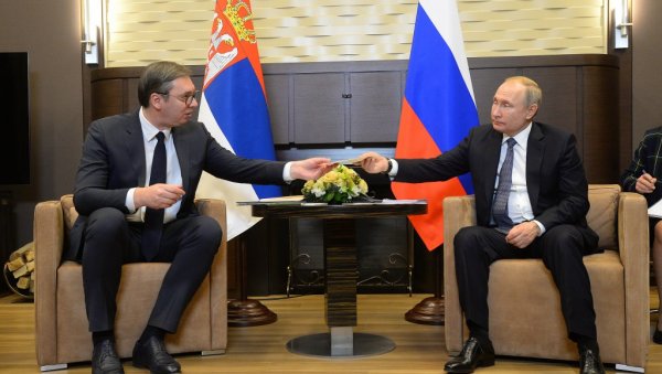 THE KREMLIN ON THE MEETING OF VUCIC AND PUTIN: Important talks with Russia's ally