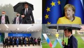 VUČIĆ NA SAMITU EU-ZAPADNI BALKAN: Predsednika Srbije dočekao slovenački premijer Janez Janša (VIDEO)