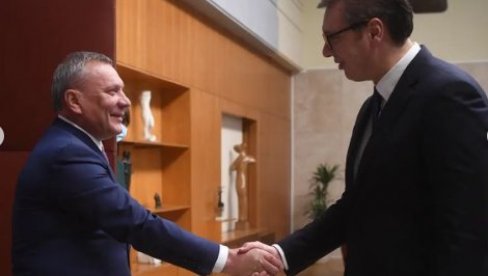VUČIĆ SA BORISOVOM: Predsednik se sastao sa potpredsednikom Vlade Ruske Federacije