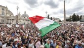 АНТИВАКСЕРИ НА УЛИЦАМА: Велики протести у Италији (ВИДЕО)