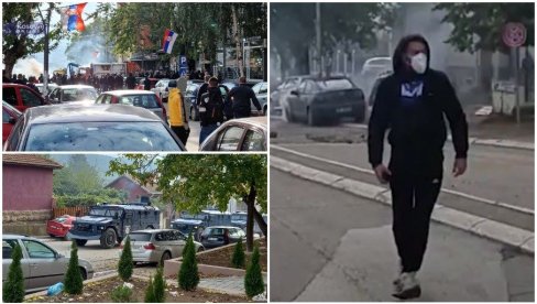 МИРНО ВЕЧЕ У КОСОВСКОЈ МИТРОВИЦИ: Срби уклонили постављене барикаде, за косовске званичнике напад РОСУ легитимна акција!  (ВИДЕО)