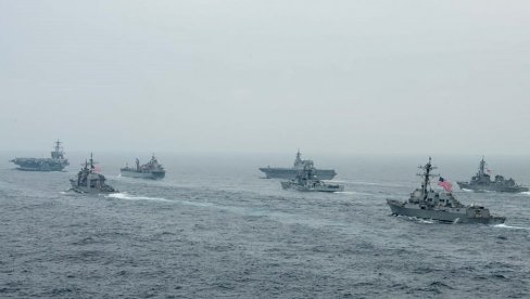 MANEVRI EU I SAD: Zajedničku pomorsku vojnu vežbu u Indo-Pacifiku