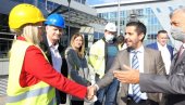 GRADI SE NAJMODERNIJA KONTROLA LETA U EVROPI:  Ministar Momirović obišao radove na izgradnji tornja