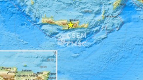 TRESLO SE TLO U ATINI: Još jedan zemljotres pogodio Grčku