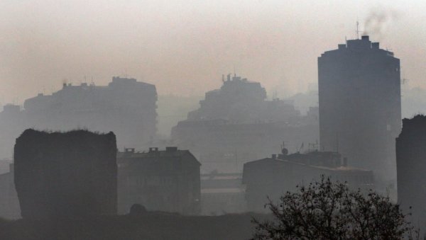 ЦЕО ГРАД У ЦРВЕНОМ: Према подацима Агенције, у Смедереву јуче забележено прекомерно загађење