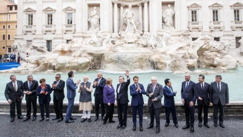 DO DOGOVORA LAKŠE IZVAN VELIKE SCENE: U Rimu okončan Samit lidera grupe 20 najrazvijenih zemalja sveta