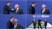SRDAČAN POZDRAV SA PRIJATELJIMA: Predsednik Vučić u Glazgovu - susreo se sa DŽonsonom i Guterešom (VIDEO)