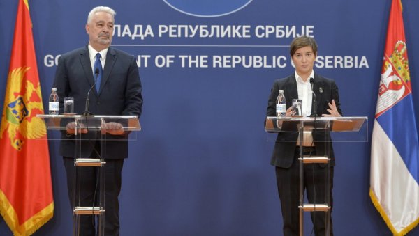 БРНАБИЋЕВА И КРИВОКАПИЋ НАКОН САСТАНКА: Србија и Црна Гора ће заједнички радити на јачању економских односа (ВИДЕО)