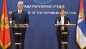 БРНАБИЋЕВА И КРИВОКАПИЋ НАКОН САСТАНКА: Србија и Црна Гора ће заједнички радити на јачању економских односа (ВИДЕО)