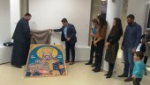 МОЗАИК СВЕТОГ КРАЉА СТЕФАНА МИЛУТИНА: То је први мозаик који ће бити постављен у Хиландару