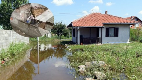 ДА КОМШИЈИ ЦРКНЕ КРАВА: Снимак који је шокирао целу Србију, док киша лије комшија пресипа воду у туђе двориште