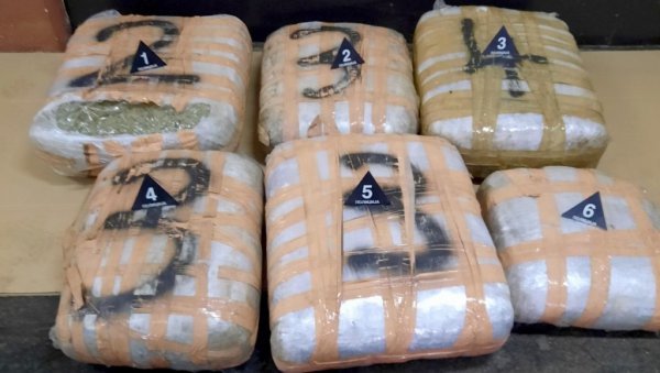УХАПШЕНО ЈЕДНО ЛИЦЕ: Пријепољска полиција запленила више од 70 килограма дроге