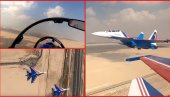 RUSKI VITEZOVI GRME NAD PUSTINJOM: Snimci iz kokpita oduzimaju dah - najbolji piloti pokazuju svoje umeće (VIDEO)