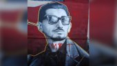 SMRT ČETNICIMA: Bruka i sramota - oskrnavljen mural Borislavu Pekiću (FOTO)