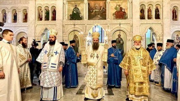 ПАТРИЈАРХ ПОРФИРИЈЕ: Срби су у Александру Невском видели оно што је био Свети Сава