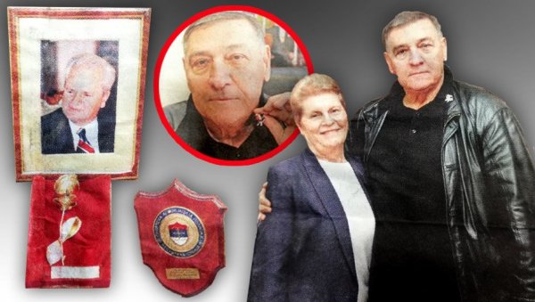 SLOBIN'S BADGE HAS BEEN WEARED ON HIS RIVER FOR YEARS: Milutin Mrkonjić remained a loyal friend of the former president of Yugoslavia until the end