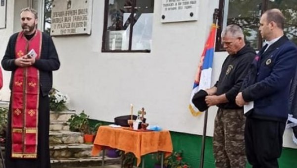 MEMORIAL TO MAJOR TANKOSIC: Remembrance of the famous warrior and comitatus duke in his hometown near Ub