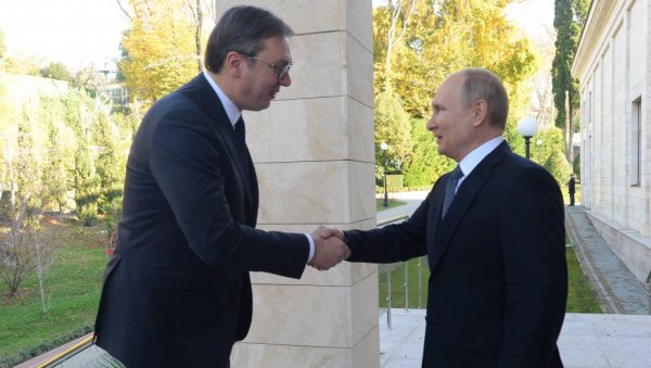 VUCIC IN SOCHI WITH PUTIN ABOUT GAS: Preparations are underway for talks between the Presidents of Serbia and Russia on energy and Kosovo