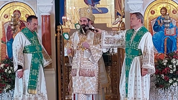 ANNIVERSARY OF PATRIARCH IRINEJ'S RELAXATION: Liturgy in the Temple of Saint Sava was served by Patriarch Porphyry (VIDEO + PHOTO)