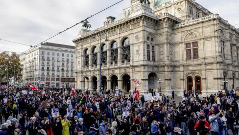 ПОЛИЦИЈА ЋЕ ДЕЛОВАТИ ОШТРО: У Аустрији се очекује даља радикализација протеста