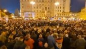 ANTIVAKSERI POKUŠALI DA UPADNU U HRT! Haos u Zagrebu, protivnici mera napali pretukli novinare