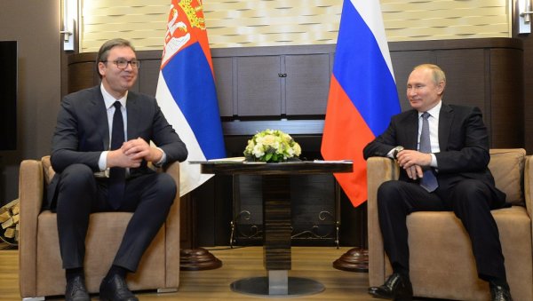 PUTIN CUTS THE PRICE OF GAS FOR SERBIA: Along with the new long-term contract, Vučić will ask for an increase in quantities for us