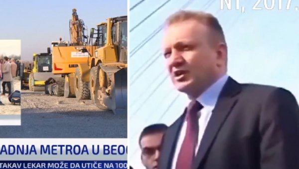 THE CONSTRUCTION OF THE METRO WHICH ĐILAS HAS ALREADY BUILD HAS BEGUN?  They brag about projects that have never been realized, and they are bothered by their work (VIDEO)