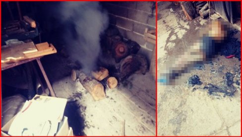 UŽASAVAJUĆA SCENA U PRNJAVORU: Starca zahvatio plamen u sušnici za meso, spržen po celom telu (UZNEMIRUJUĆI FOTO)