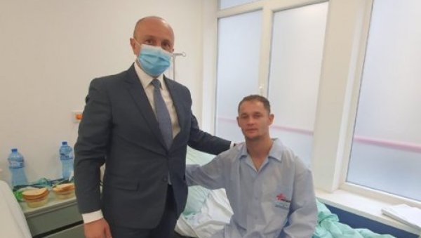 SULEJMANI ARRIVED IN SERBIA: Ambassador Jovic wished a speedy recovery to the injured Ljuljzim