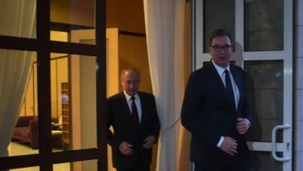 PUTIN RESPECTS INDEPENDENT LEADERS Vucic encouraged after meeting in Sochi: Russia will not let us down