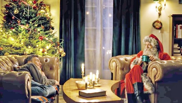 THROUGH CHILDREN CREATE THE FUTURE: Santa Claus, one of the most beloved children's characters, portrayed as a homosexual in a Norwegian Post advertisement