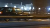 OVAKO SE GINE! Strašan snimak iz Novog Sada, po mokrom putu juri u suprotnom smeru (VIDEO)