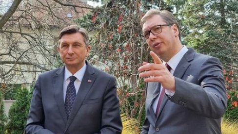 PAHOR DANAS U BEOGRADU: Vučić sa predsednikom Slovenije u 15 časova u sklopu priprema za predstojeći samit Procesa Brdo-Brioni