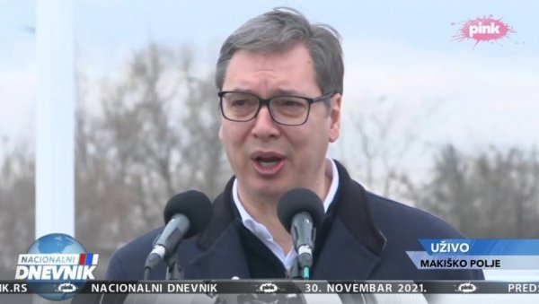 VUCIC ON MAKISKO POLJE: Those who are trying to stop Serbia will not succeed