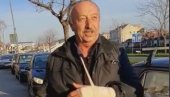 ČEMU OVO VODI NARODE Čovek u Kragujevcu rezigniran blokadom, ne može da prođe (VIDEO)