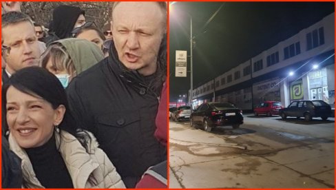 POLITIČKI PROTESTI POD MASKOM EKOLOGIJE: Đilas i Marinika na blokadi, Aleksićev automobil u Vlasotincu posle skupa (FOTO)
