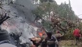 SRUŠIO SE HELIKOPTER, U NJEMU BIO NAČELNIK GENERALŠTABA: Indijska vojska pretražuje teren, traga se za preživelima (FOTO/VIDEO)