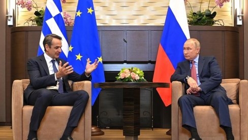 SADRŽAJNI I EFIKASNI RAZGOVORI: Putin i Micotakis o saradnji, potpisano pet sporazuma