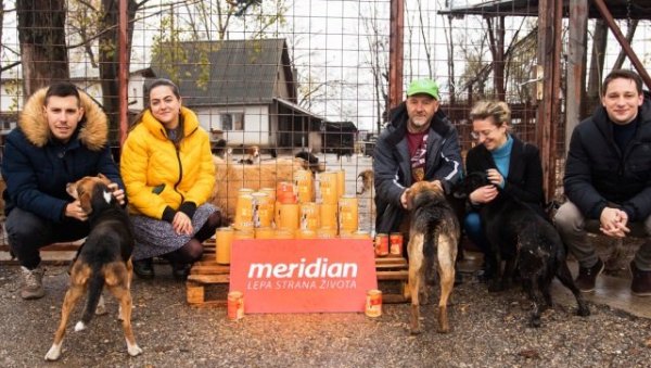 И ЊИМА ТРЕБА ПОМОЋ: Компанија Меридиан подржала иницијативу спасавања животиња са улица