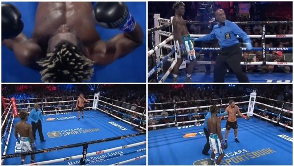 СПАСИ ГА, ЧОВЕЧЕ: Велики ас молио тренера ривала да баци пешкир и спасе свог борца батина (ВИДЕО)